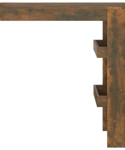 Bancone Da Muro Rovere Fumo 102x45x103,5 Cm Legno Multistrato