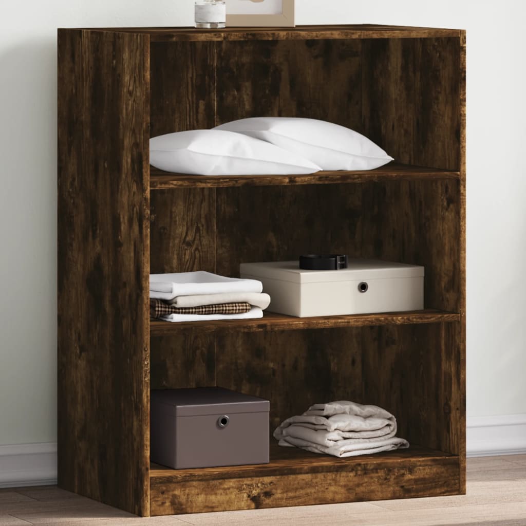 Armadio Rovere Fumo 77x48x102 Cm In Legno Multistrato