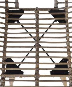 Sedie Da Pranzo 4 Pz Marroni In Rattan Naturale