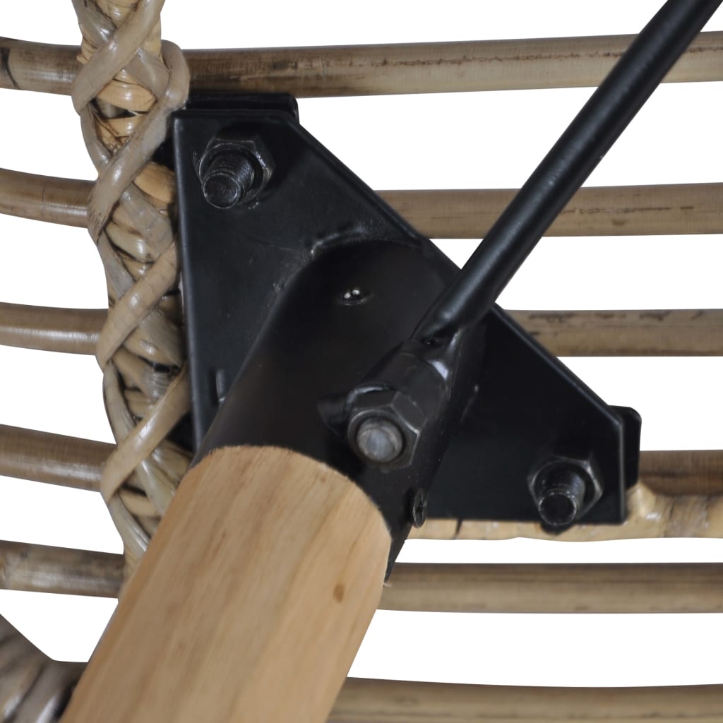 Sedie Da Pranzo 4 Pz Marroni In Rattan Naturale - Image 6