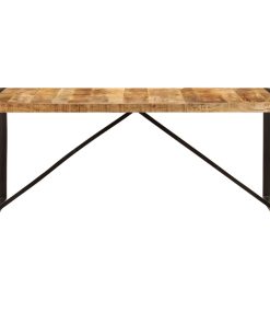 Tavolo Da Pranzo 180x90x75 Cm In Legno Massello Di Mango