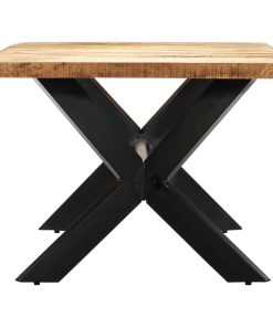 Tavolo Da Pranzo 200x100x75 Cm In Legno Massello Di Mango