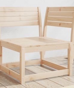 Divano Angolare Da Giardino 73x73x78 Cm Legno Massello Di Pino