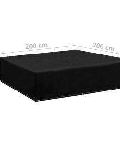 Coperture Arredi Giardino 2 Pz 8 Occhielli 200x200x70 cm