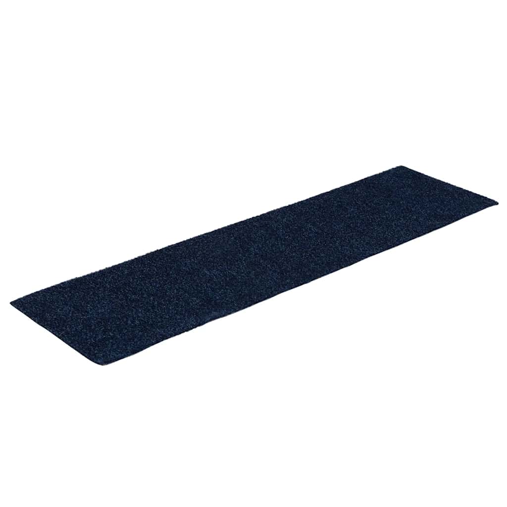 Tappetini Per Scale Autoadesivi 15 Pz 76x20 Cm Blu Navy Rettangolari - Image 2