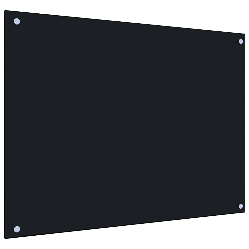 Paraschizzi Per Cucina Nero 80x60 Cm In Vetro Temperato - Image 4