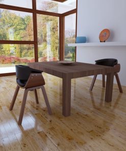 Sedie Da Pranzo 2 Pz In Legno Curvato E Similpelle