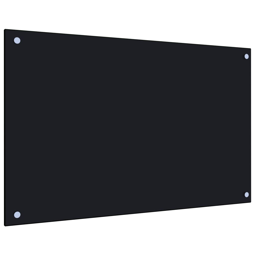 Paraschizzi Per Cucina Nero 80x50 Cm In Vetro Temperato - Image 5