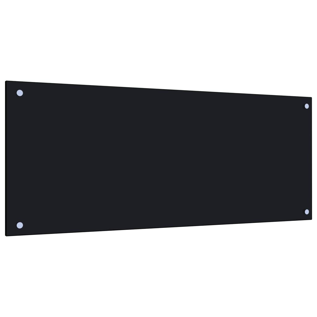 Paraschizzi Per Cucina Nero 100x40 Cm In Vetro Temperato - Image 4