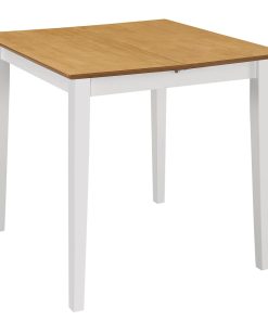 Set Per Sala Da Pranzo 5 Pz In Mdf Bianco