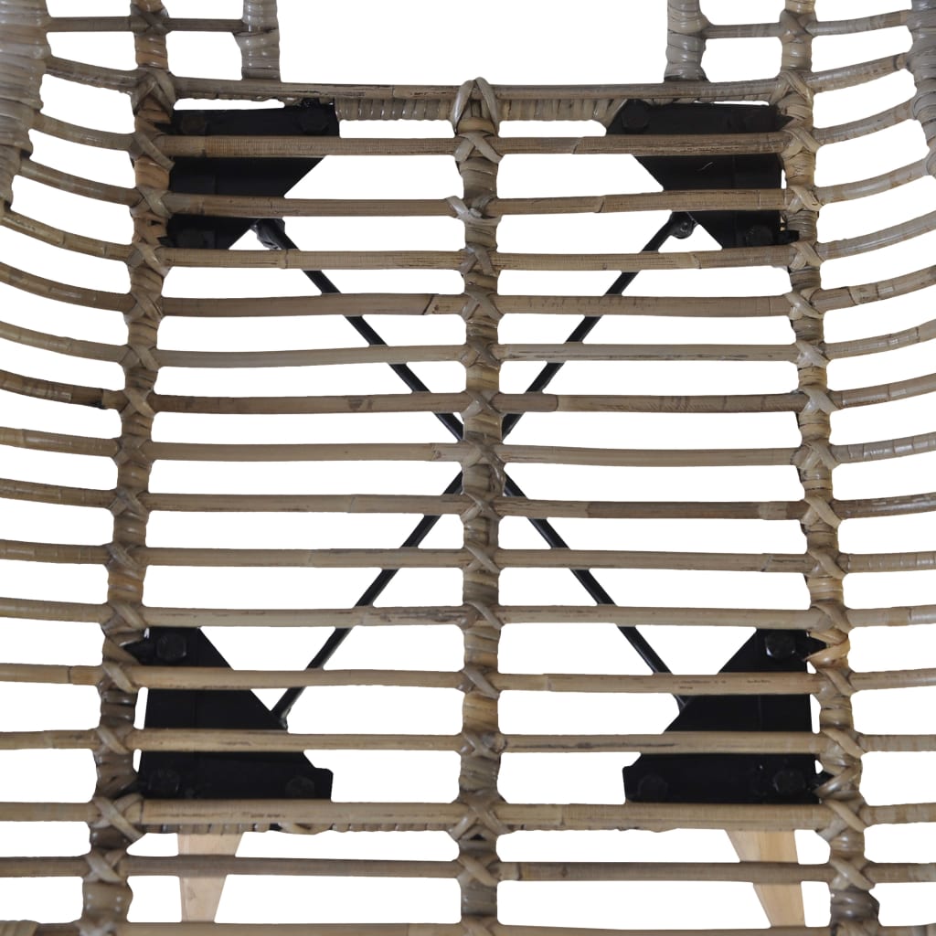 Sedie Da Pranzo 6 Pz Marroni In Rattan Naturale
