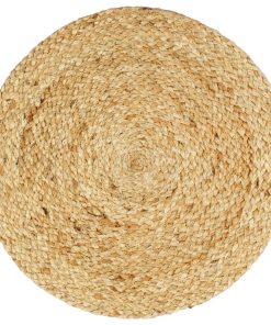 Tovagliette 6 Pz Naturale Neutro 38 Cm Rotonde In Juta