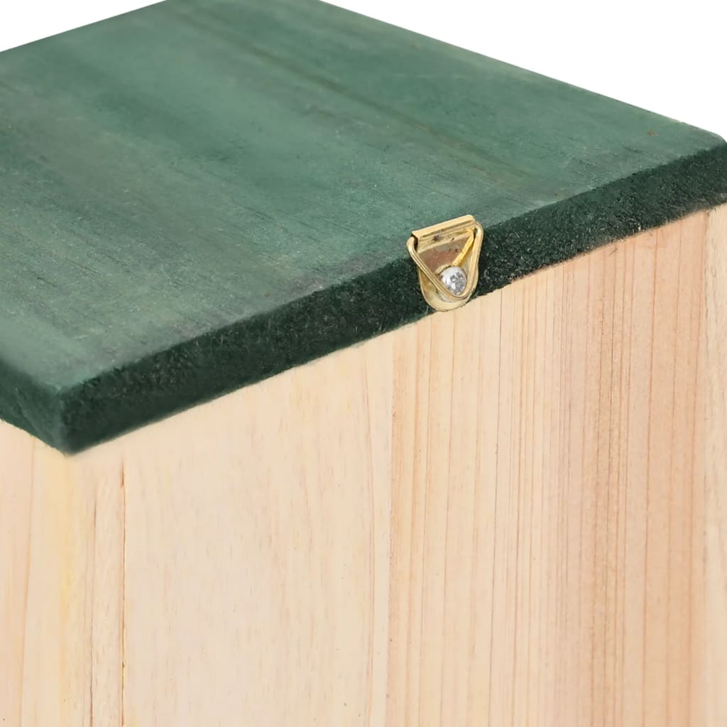 Casette Per Gli Uccelli 8 Pz In Legno 12x12x22 cm