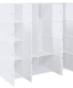 Organizzatore Portaoggetti Con 16 Cubi E Aste Per Appendere pp