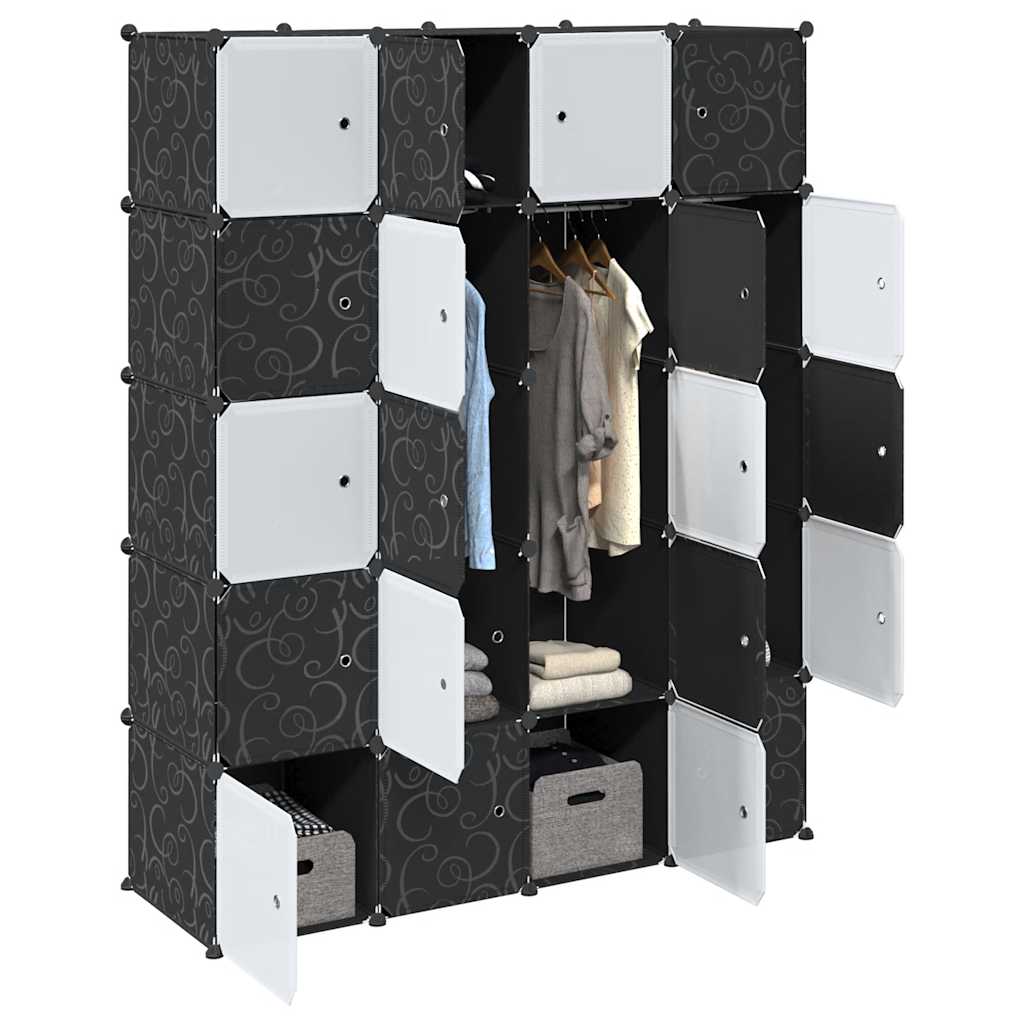 Organizzatore Portaoggetti Con 20 Cubi E Aste Per Appendere pp - Image 3