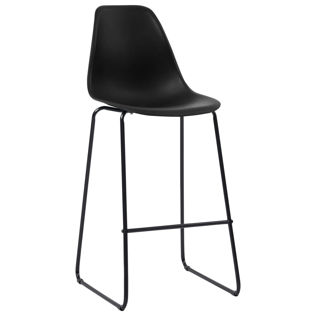 Set Da Bar 5 Pz In Plastica Nero