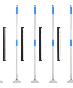 Tergipavimento 5 Pz 55x119,5 Cm In Acciaio E Gomma