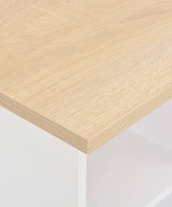 Tavolo Da Bar Bianco E Rovere Sonoma 60x60x110 cm