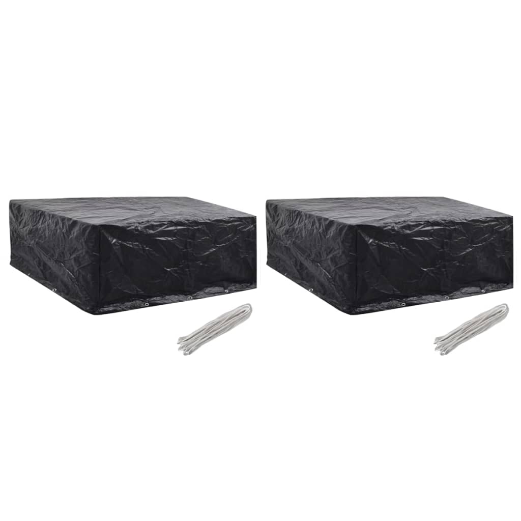 Coperture Arredi Giardino 2 Pz 10 Occhielli 260x260x90 cm - Image 4