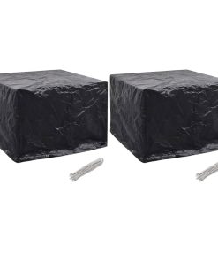 Coperture Arredi Giardino 2 Pz 8 Occhielli 122x112x98 cm