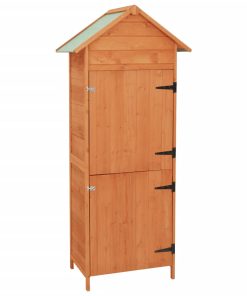 Armadietto Da Giardino Marrone 42,5x64x190 cm