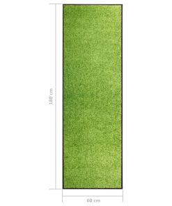 Zerbino Lavabile Verde 60x180 cm