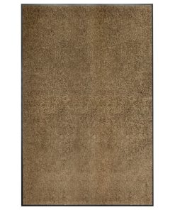 Zerbino Lavabile Marrone 120x180 cm