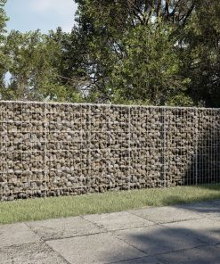 Cesto Gabbione Con Copertura 300x50x100 Cm In Ferro Zincato