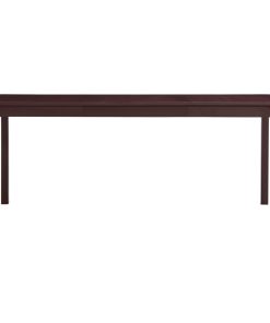 Tavolo Da Pranzo Marrone Scuro 180x90x73 Cm In Legno Di Pino