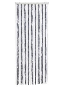 Zanzariera Grigio E Bianco 56x185 Cm Ciniglia