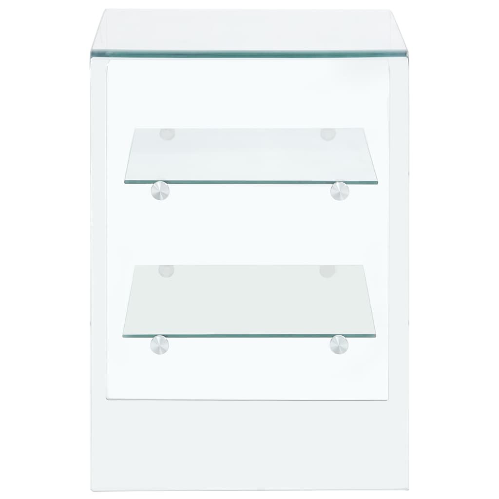 Tavolino Da Salotto 50x40x56 Cm In Vetro Temperato - Image 5