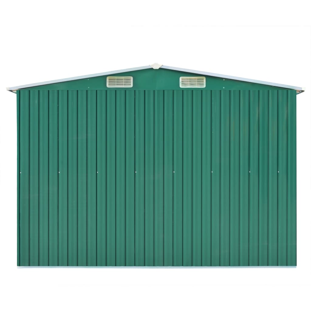 Casetta Da Giardino 257x489x181 Cm In Metallo Verde - Image 5