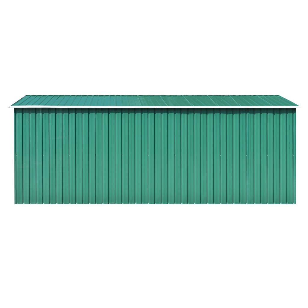 Casetta Da Giardino 257x489x181 Cm In Metallo Verde - Image 4