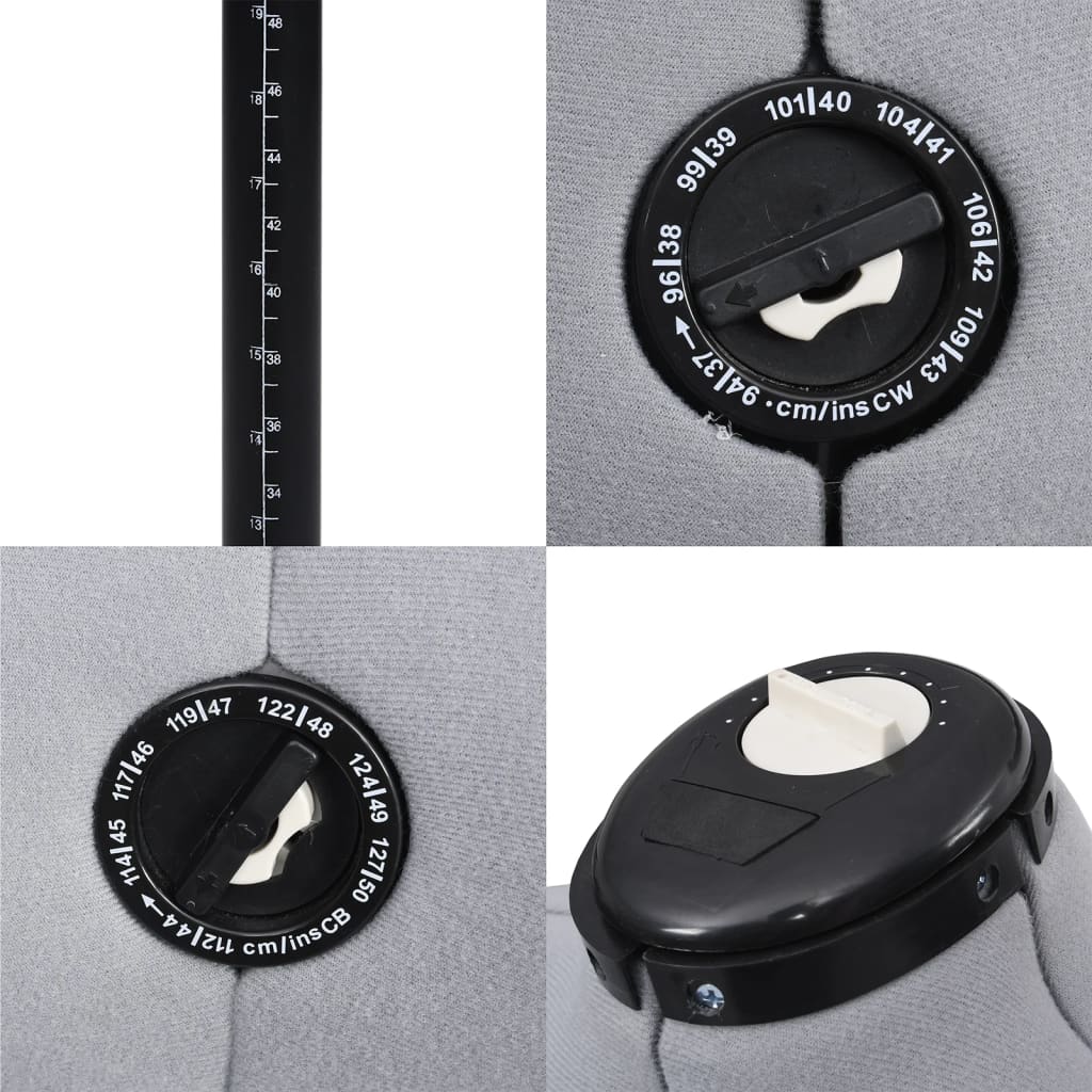 Manichino Femminile Regolabile Grigio Taglia L 44-50 - Image 4