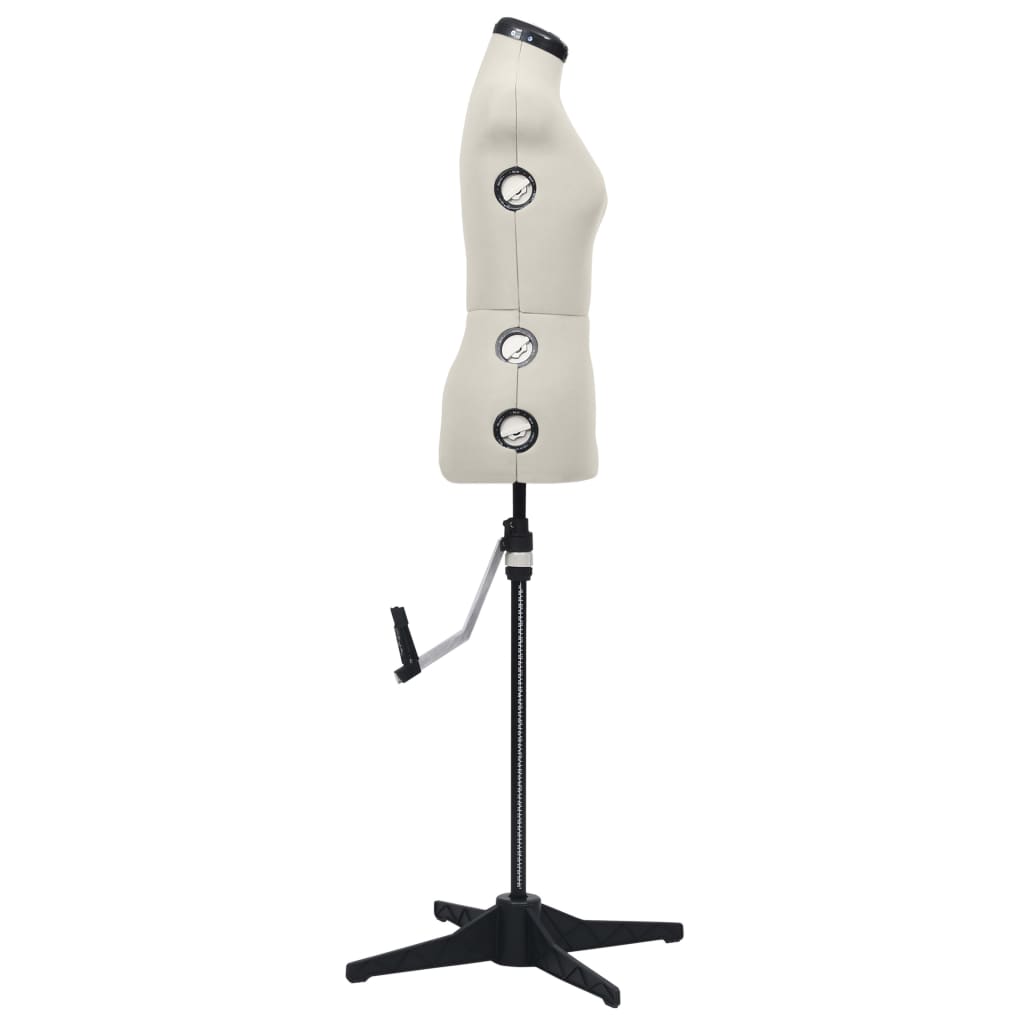 Manichino Femminile Regolabile Crema Taglia S Size 33-40 - Image 3