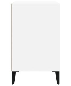 Scarpiera Bianco Lucido 102x36x60 Cm In Legno Multistrato