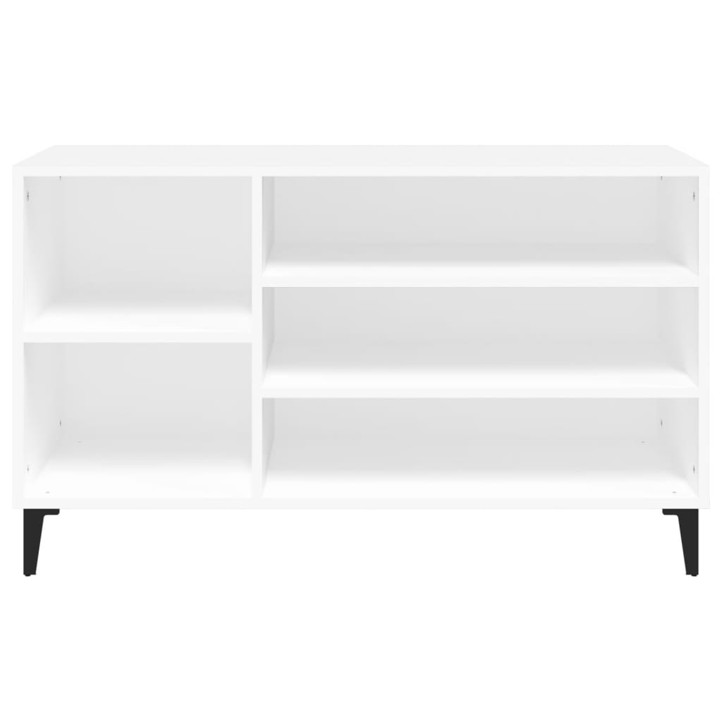 Scarpiera Bianca 102x36x60 Cm In Legno Multistrato - Image 3
