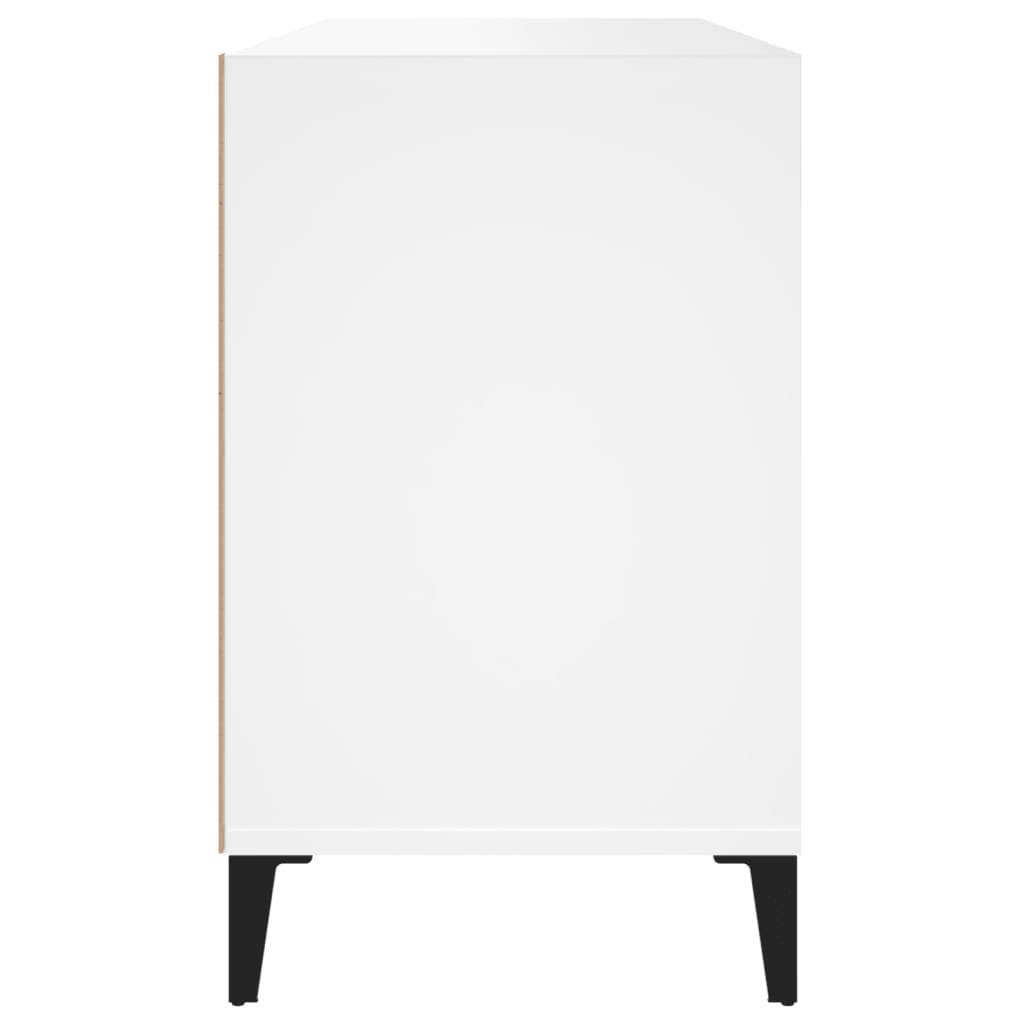 Scarpiera Bianca 102x36x60 Cm In Legno Multistrato - Image 2