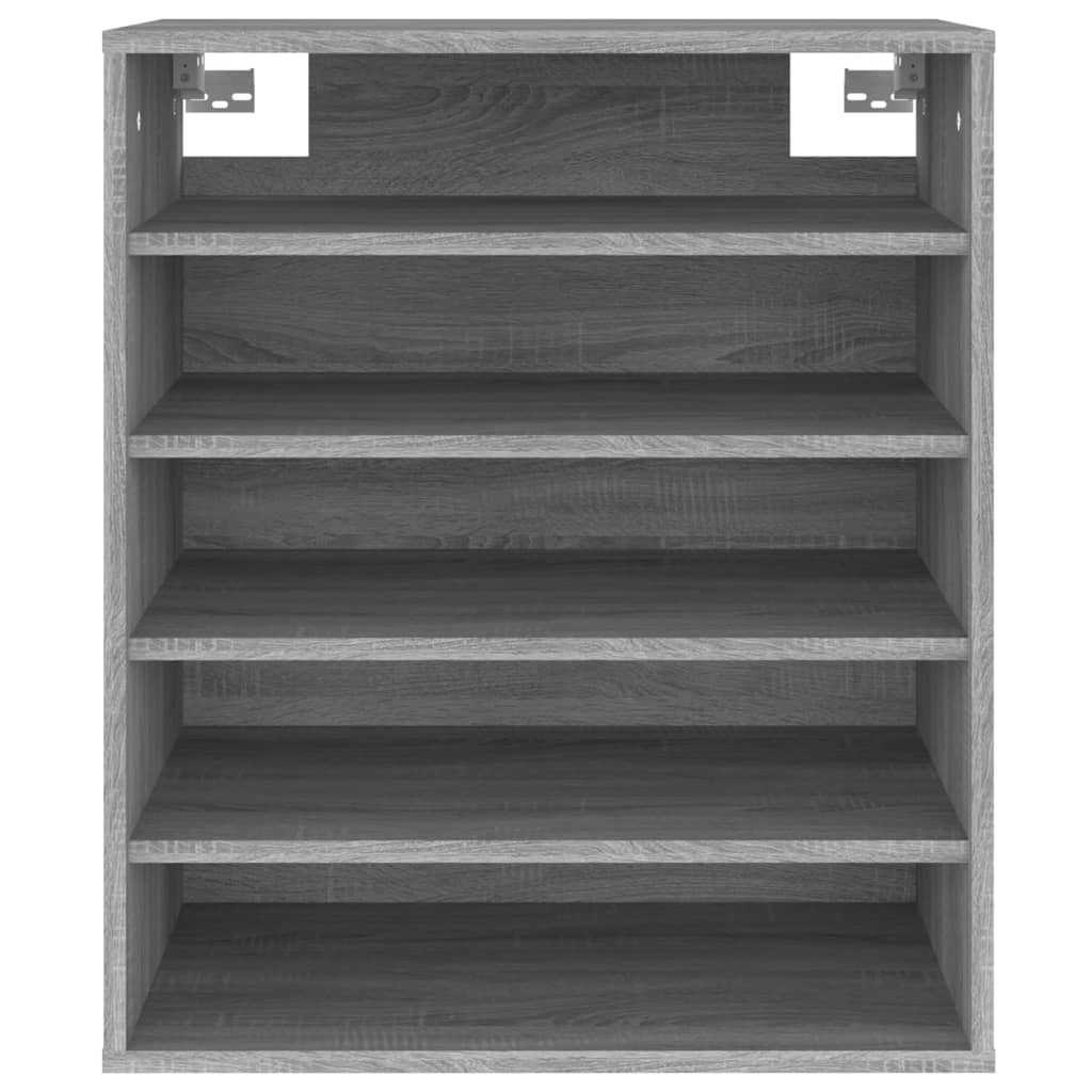 Scarpiera Grigio Sonoma 60x35x70 Cm In Legno Multistrato - Image 2