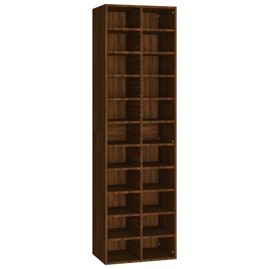 Scarpiera Rovere Marrone 54x34x183 Cm In Legno Multistrato - Image 6