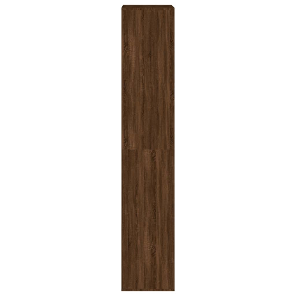 Scarpiera Rovere Marrone 54x34x183 Cm In Legno Multistrato - Image 3
