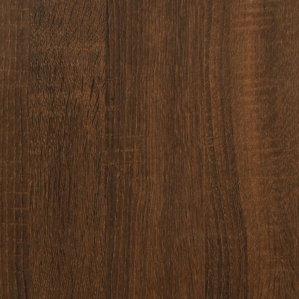 Scarpiera Rovere Marrone 54x34x183 Cm In Legno Multistrato - Image 5