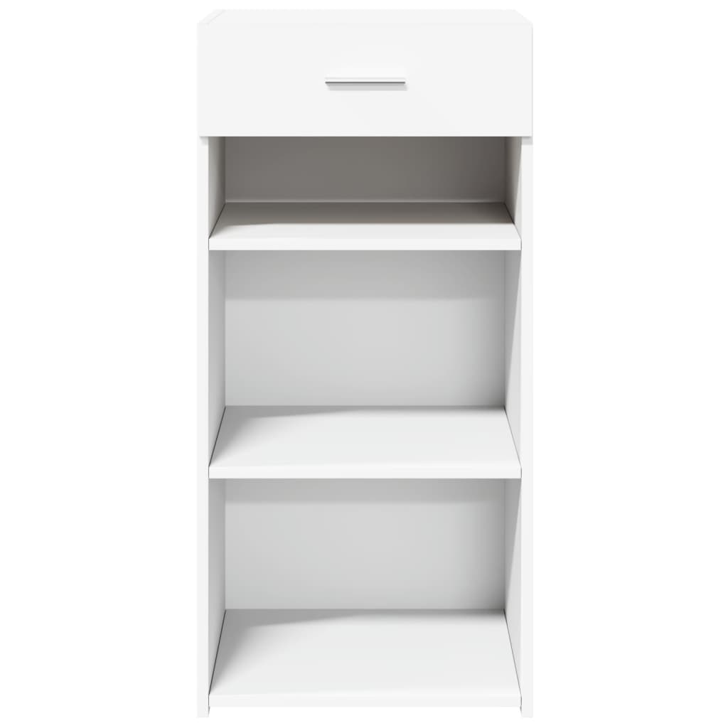 Credenza Bianca 45x42,5x93 Cm In Legno Multistrato