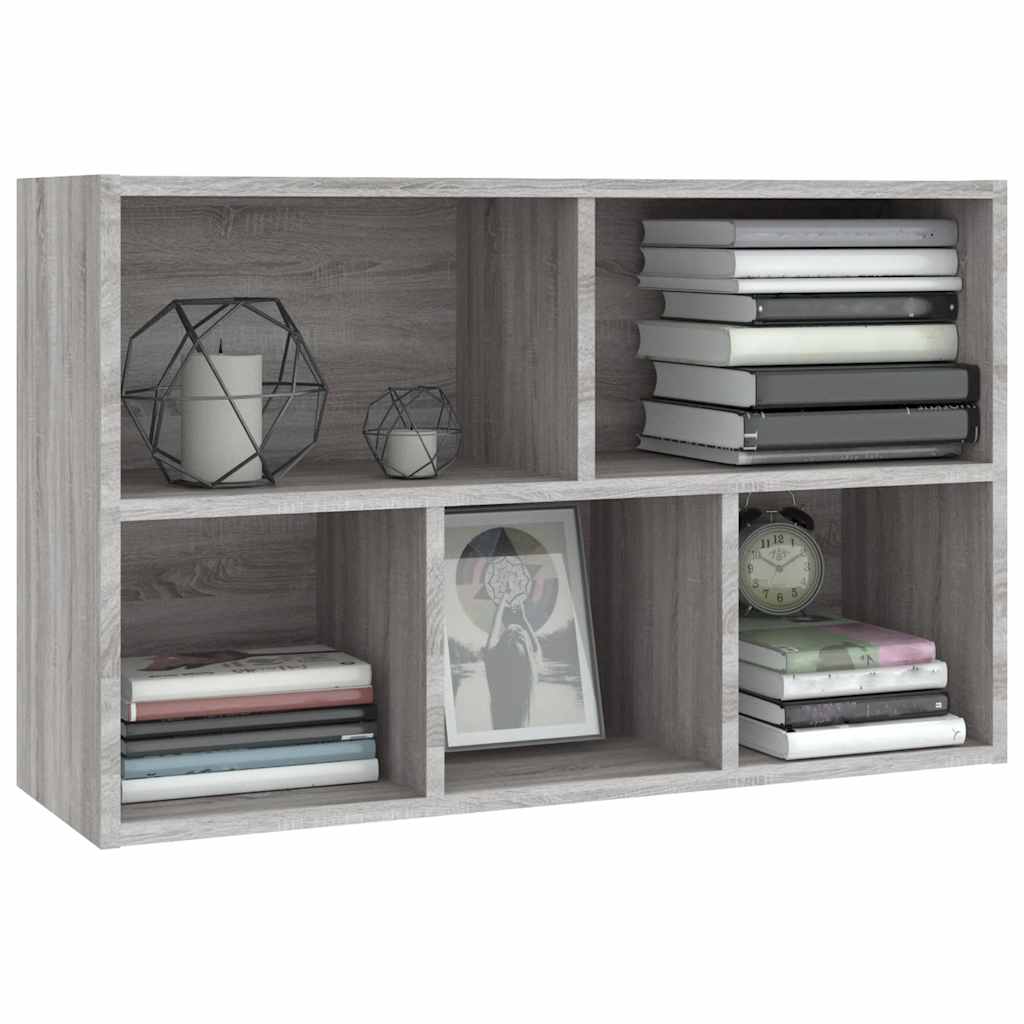 Libreria/credenza Grigio Sonoma 50x25x80 Cm Legno Multistrato - Image 5