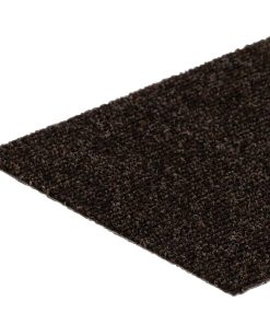 Tappetini Per Scale Autoadesivi 15 Pz 76x20 Cm Marrone Scuro Rettangolari