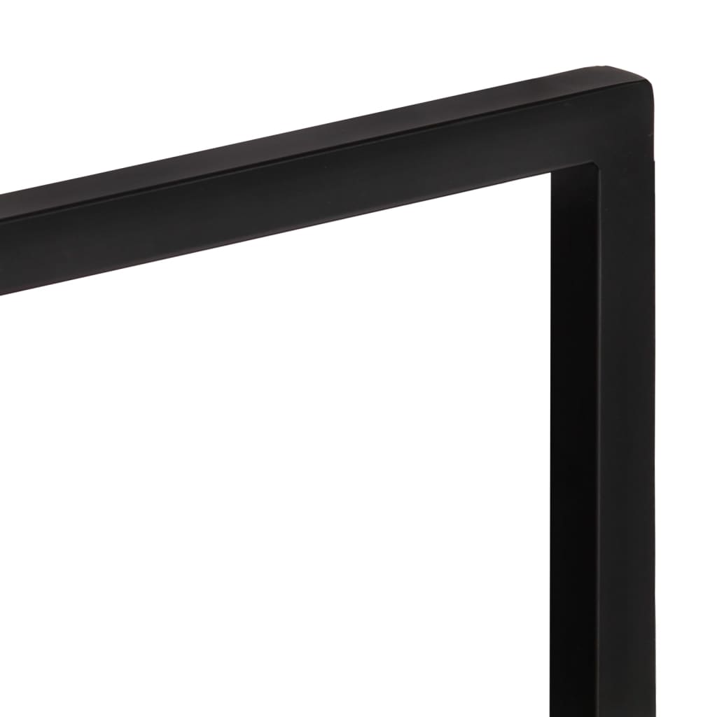 Mensole Parete 2 Pz 40x24x35 Cm Legno Massello Acacia E Acciaio - Image 3