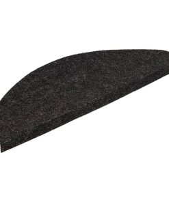 Tappetini Autoadesivi Per Scale 15 Pz 65x22,5x3,5 Cm Antracite