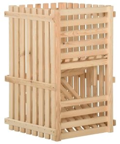 Cassetta Porta Patate  50x50x80 Cm In Legno Massello Di Pino