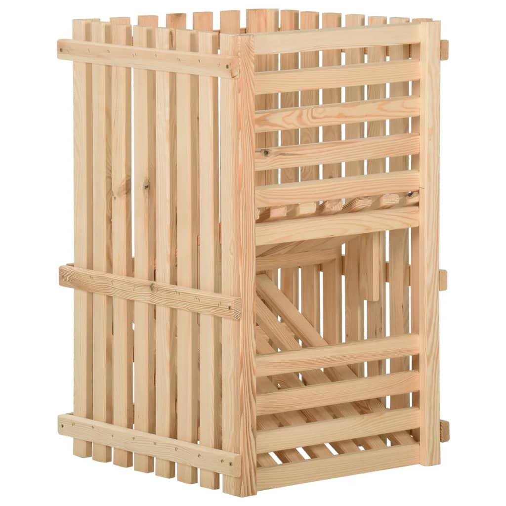 Cassetta Porta Patate  50x50x80 Cm In Legno Massello Di Pino
