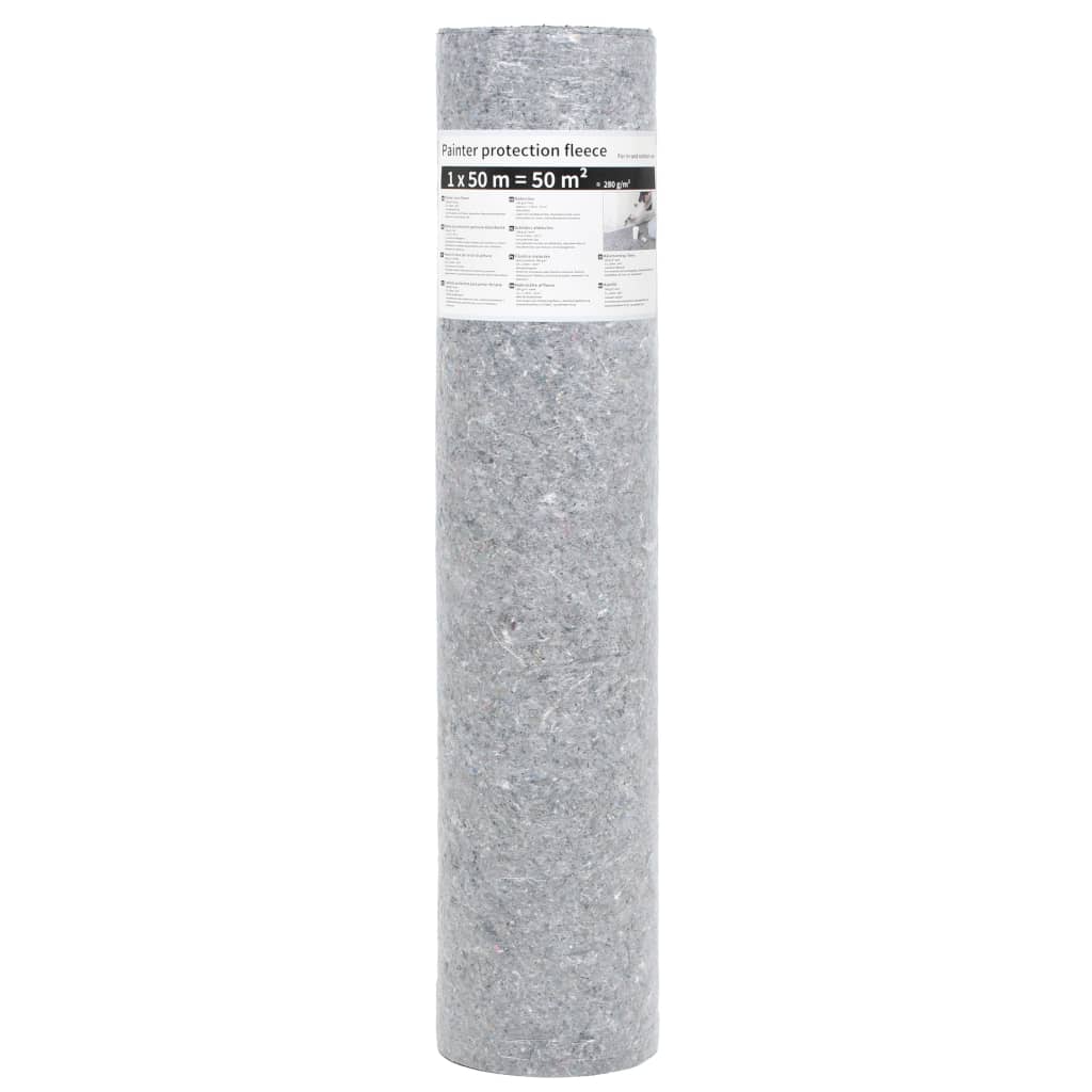 Telo Protettivo Per Pittori Antiscivolo 50 M 280 G/m² Grigio